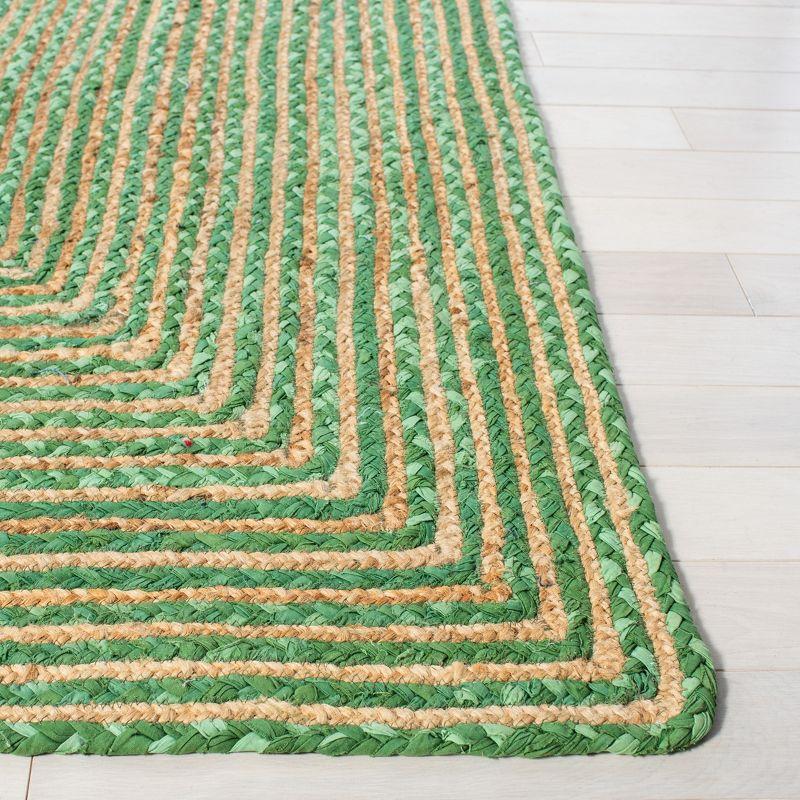 Cape Cod CAP202 Woven Indoor Area Rug - Green/Natural - 6'x9' - Safavieh