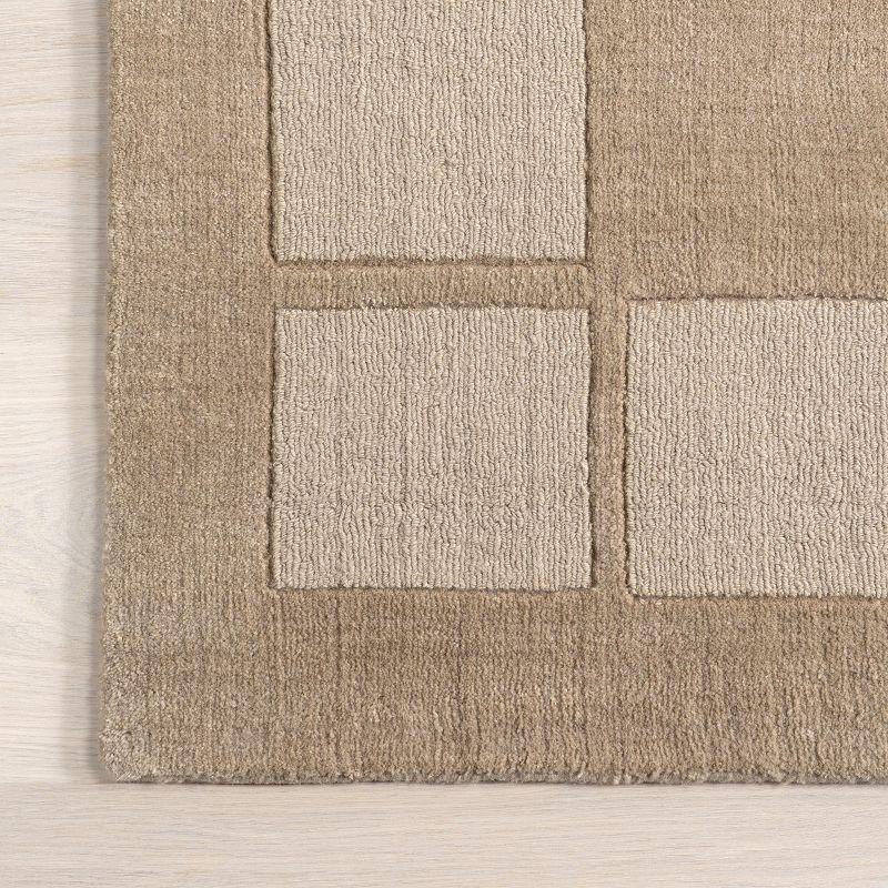Milchan High Low Wool Blend Area Rug