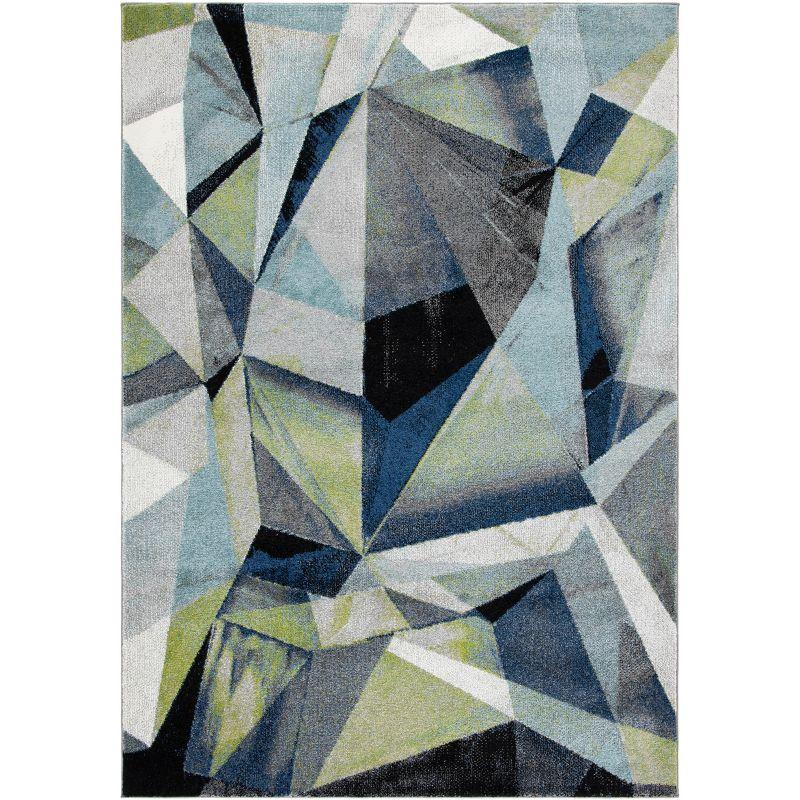 Porcello PRL6940 Power Loomed Indoor Area Rug - 9'x12' - Grey/Blue - Safavieh