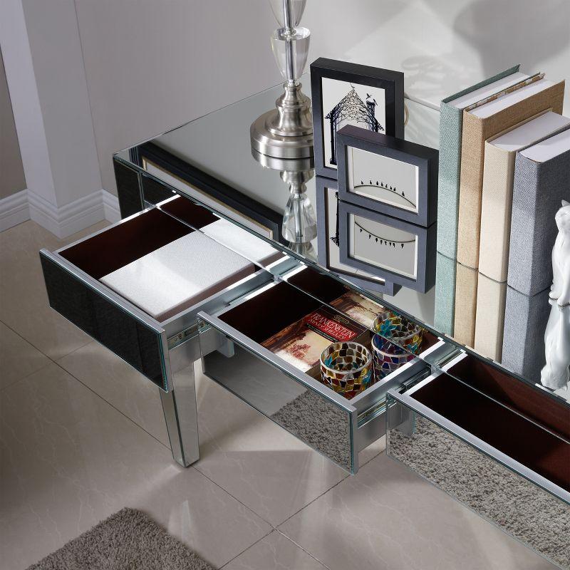 Darien Mirrored Desk - Glam - HO3694 - Silver - SEI