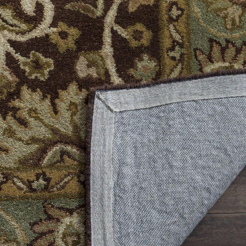 Antiquity AT249 Hand Tufted Accent Rug - Chocolate/Blue - 2'x3' - Safavieh.