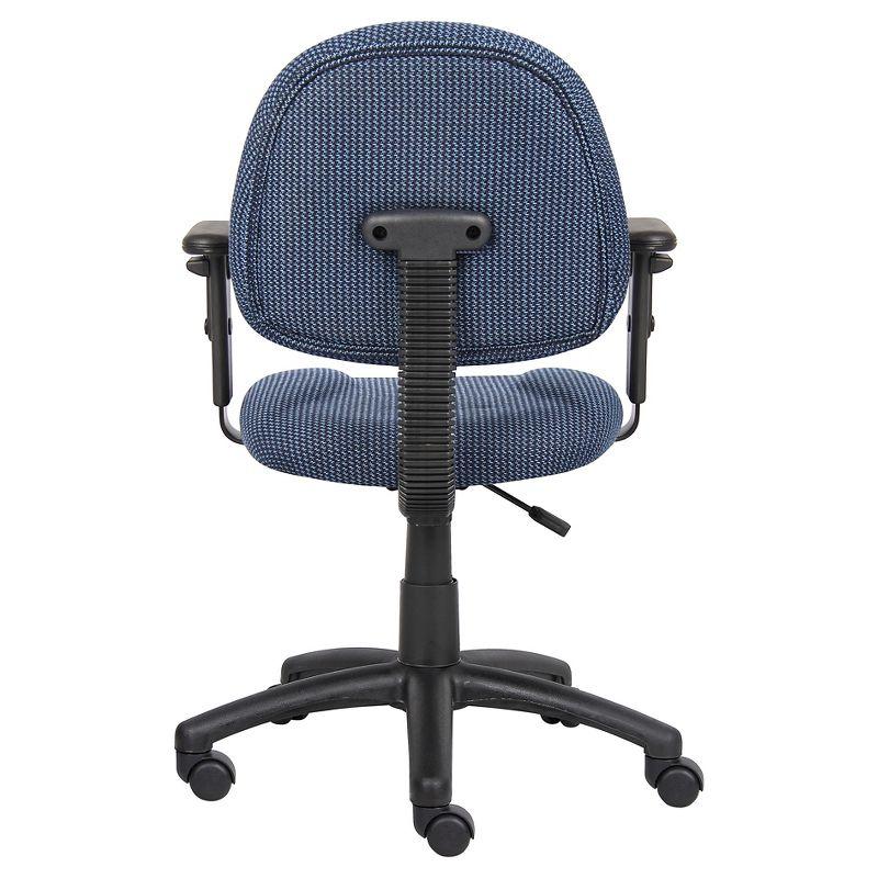 Deluxe Posture Chair with Adjustable Arms - Boss Office Products