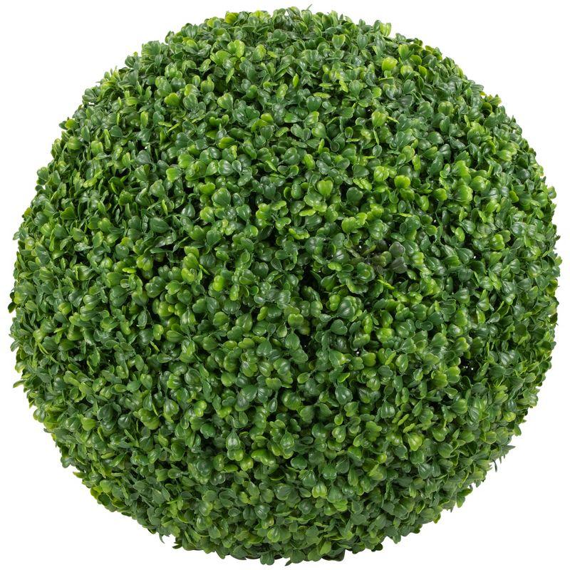 Northlight Seasonal Two Tone Green Artificial Boxwood Topiary Garden Sphere