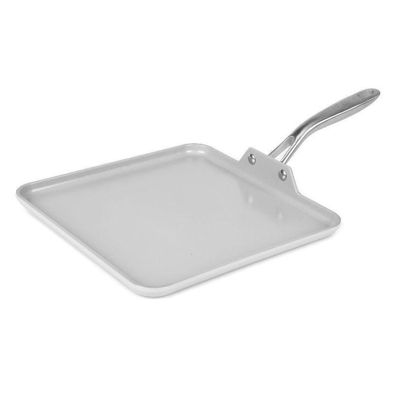 11" Gray Ceramic Nonstick Square Griddle Pan