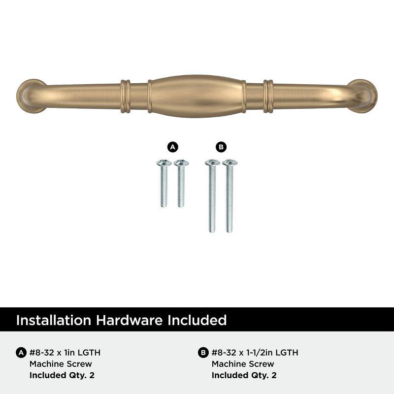 Granby 5-1/16 inch (128mm) Center-to-Center Champagne Bronze Cabinet Pull