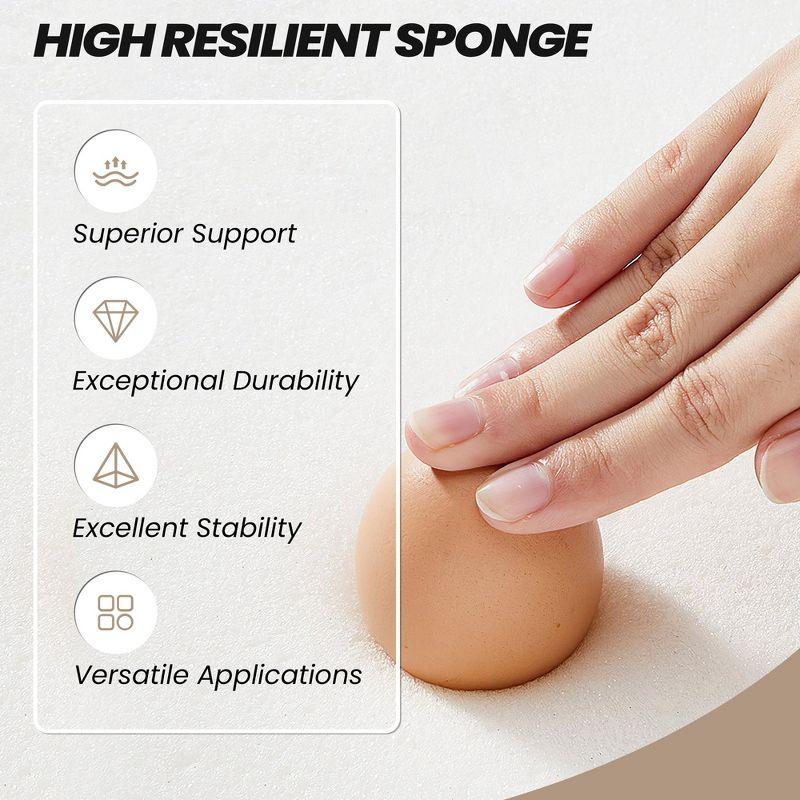 Crestlive Products Outdoor Chair Cushions Set of 2 Fade Resistant Beige