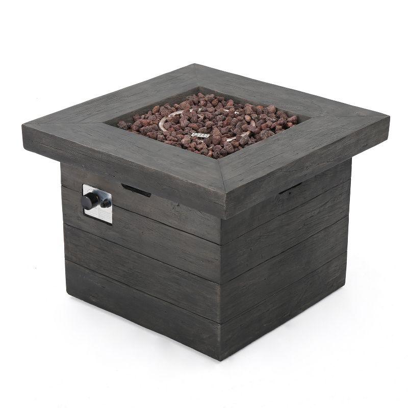 Freeport Park® Rosia Polyresin Propane Fire Pit Table & Reviews | Birch Lane