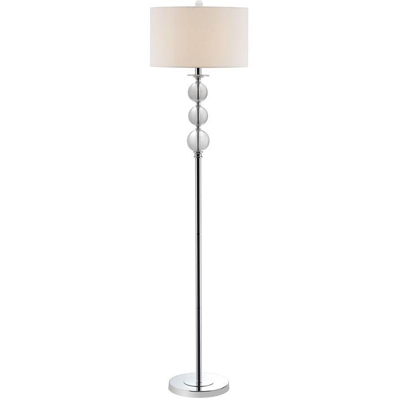 Pipa Glass Globe Floor Lamp - LIT4105 - Crystal - Safavieh