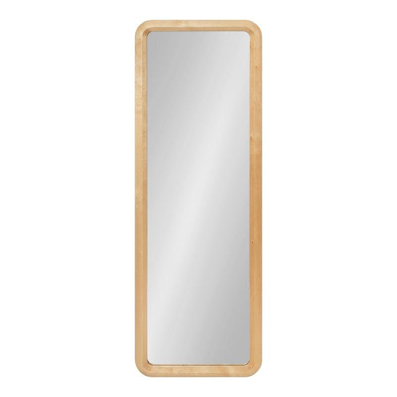 Scandinavian Mid-Century Modern Birchwood Full-Length Mirror - 16x48