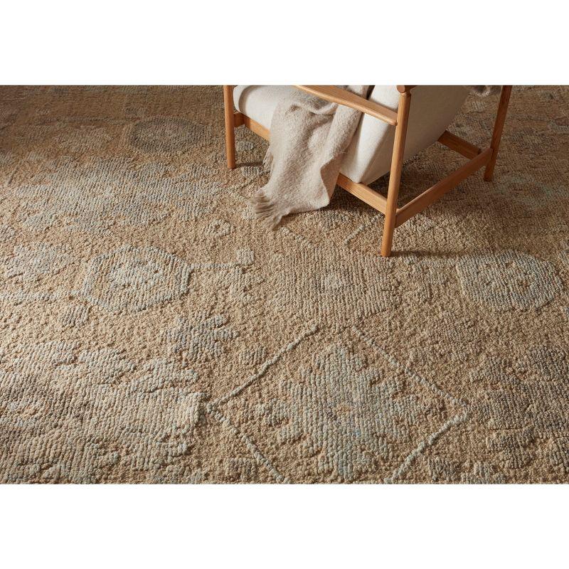 Grafton Transitional Floral & Botanical Tan/Gray/Ivory Area Rug