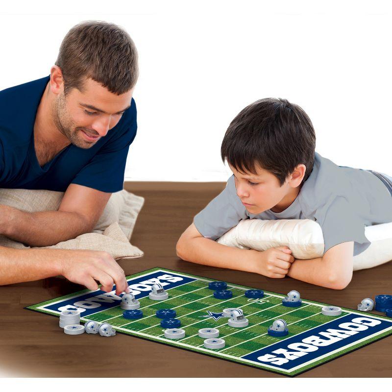 MasterPieces Officially licensed NFL Dallas Cowboys Checkers Board Game for Families and Kids ages 6 and Up