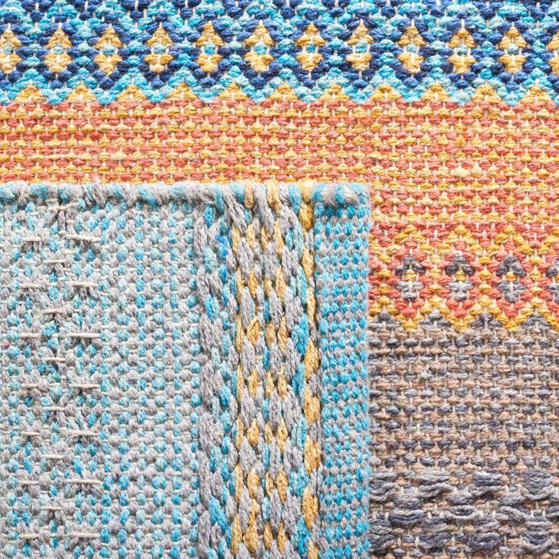 Montauk MTK851 Hand Woven Area Rug - Grey/Orange - 8'x10' - Safavieh.