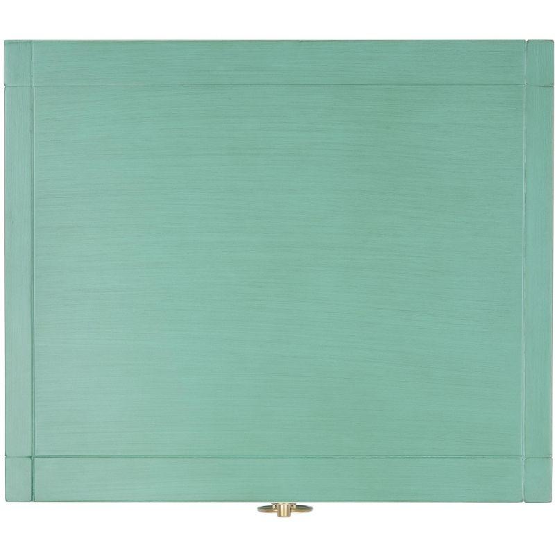 Odilia 1 Drawer Nightstand - Turquoise - Safavieh.