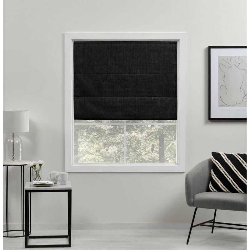 Amalgamated Textiles Exclusive Home Acadia 100% Blackout Roman Shade