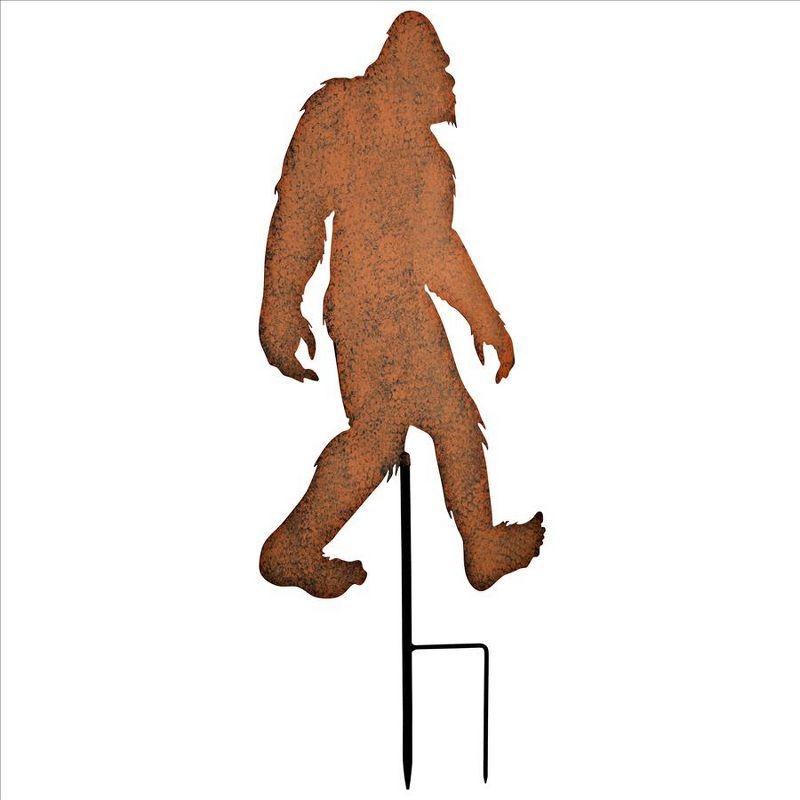 Bigfoot Yeti Silhouette Metal Garden Stake