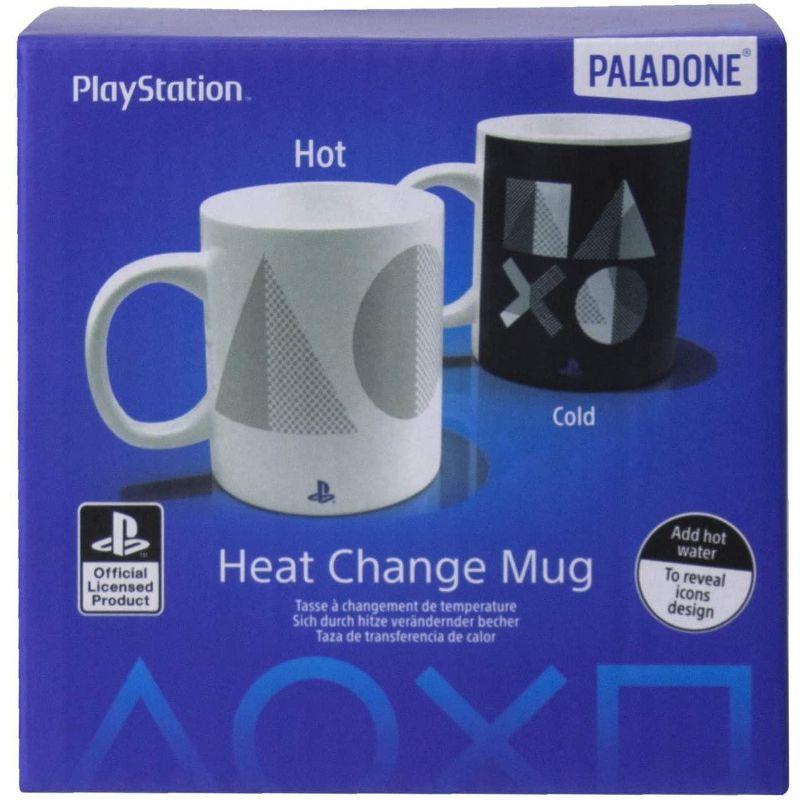 Paladone Products Ltd. PlayStation PS5 Heat Change 10 Ounce Ceramic Mug