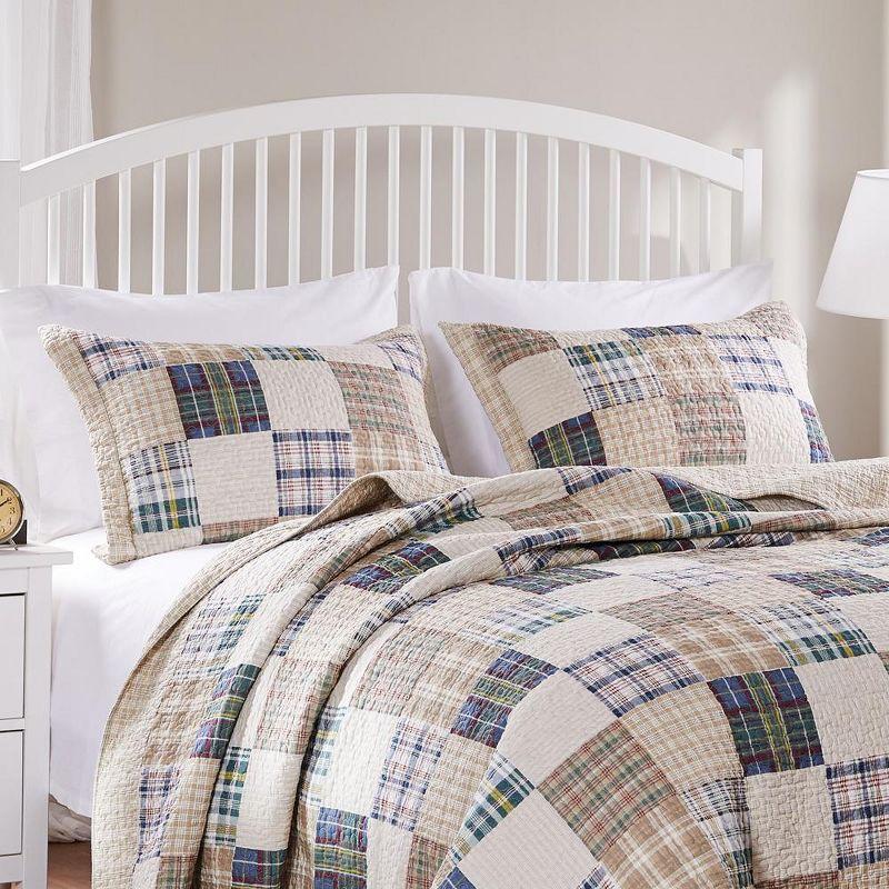 Oxford Multicolor Cotton Plaid Standard Sham