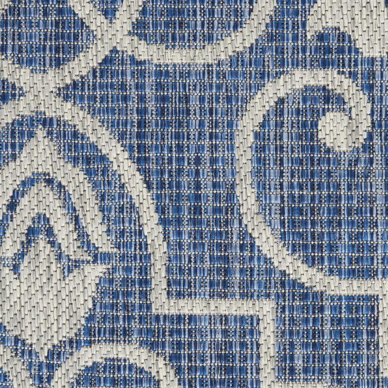 Nourison Garden Party GRD04 Indoor/outdoor Area Rug - Denim 2'2" x 7'6"