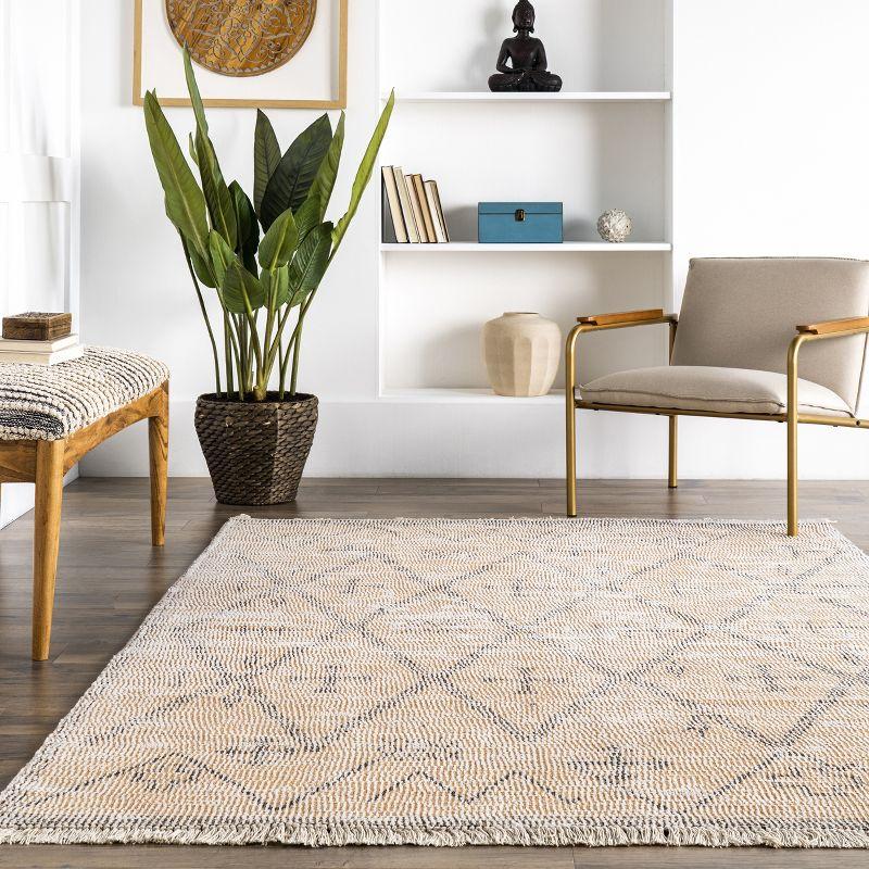 nuLOOM Chantal Hand Woven Trellis Area Rug