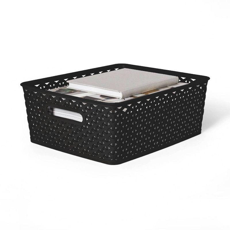 Y-Weave Medium Decorative Storage Basket - Brightroom™