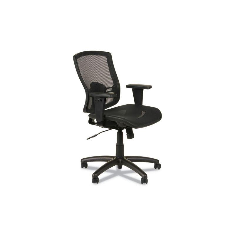 ErgoFlex Black Mesh Adjustable Executive Office Chair with Lumbar Support