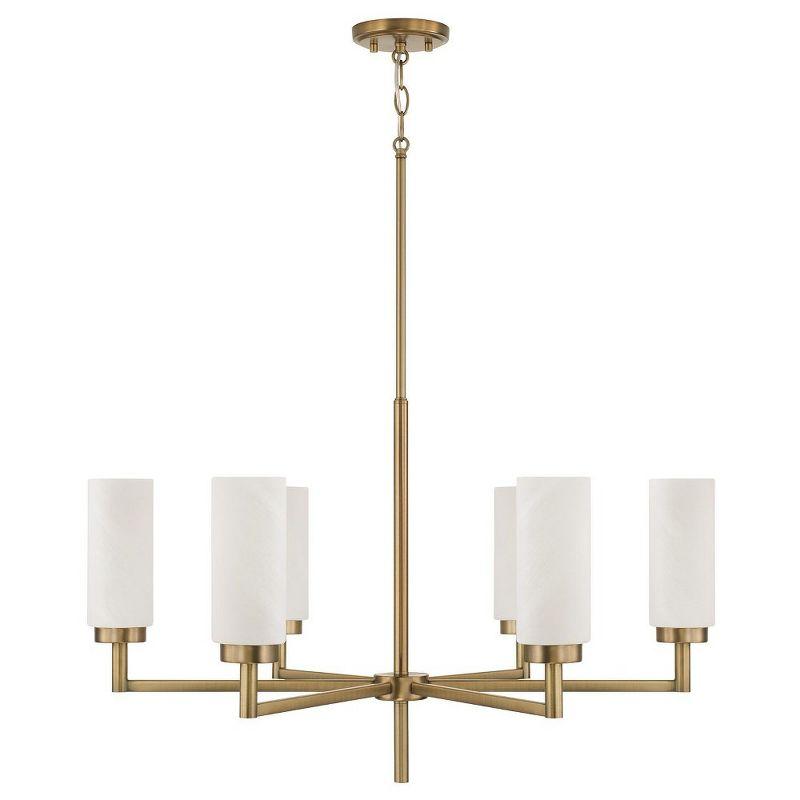 Alyssa 6 - Light Dimmable Classic / Traditional Chandelier