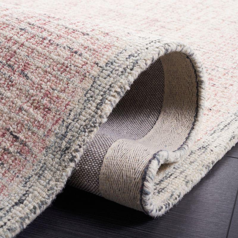 Abstract ABT467 Handmade Indoor Accent Rug - Pink/Ivory - 3'x5' - Safavieh