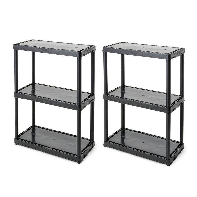 12'' W Plastic Shelving Unit (Set of 2)