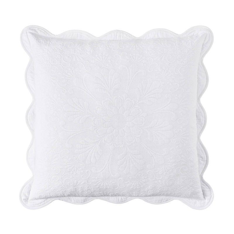 Historic Charleston Historic Charleston Charleston Estate Sham, Scalloped Pillow Cover, Single