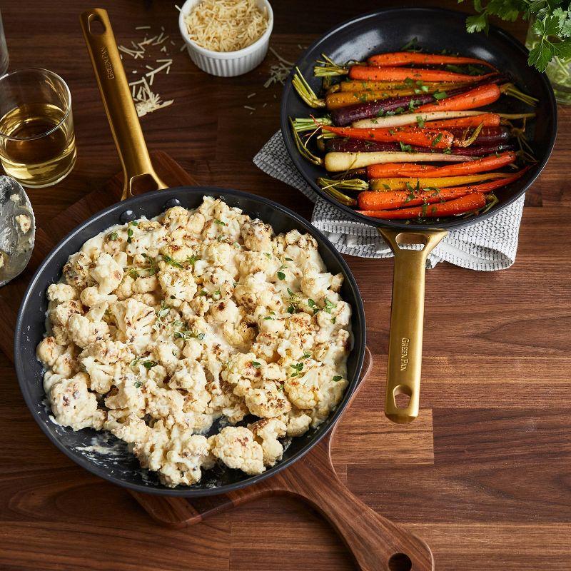 GreenPan ™ Reserve Black 2-Piece 10" and 12" Ceramic Non-Stick Frying Pan Set