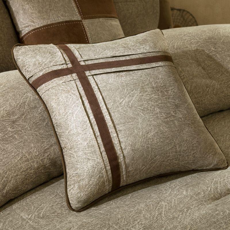 Madison Park Boone 7 Piece Faux Suede Comforter Set
