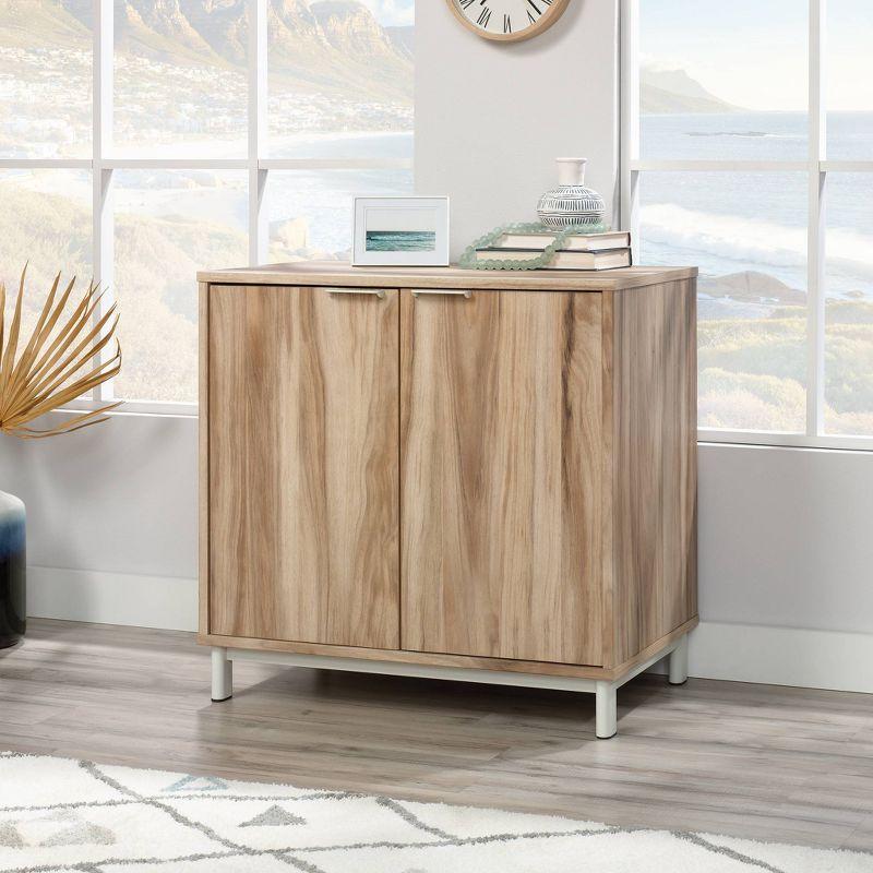 Sauder 24" Portage Park Bookcase Door Kit Kiln Acacia: Hidden Storage, Laminated Surface, MDF Frame