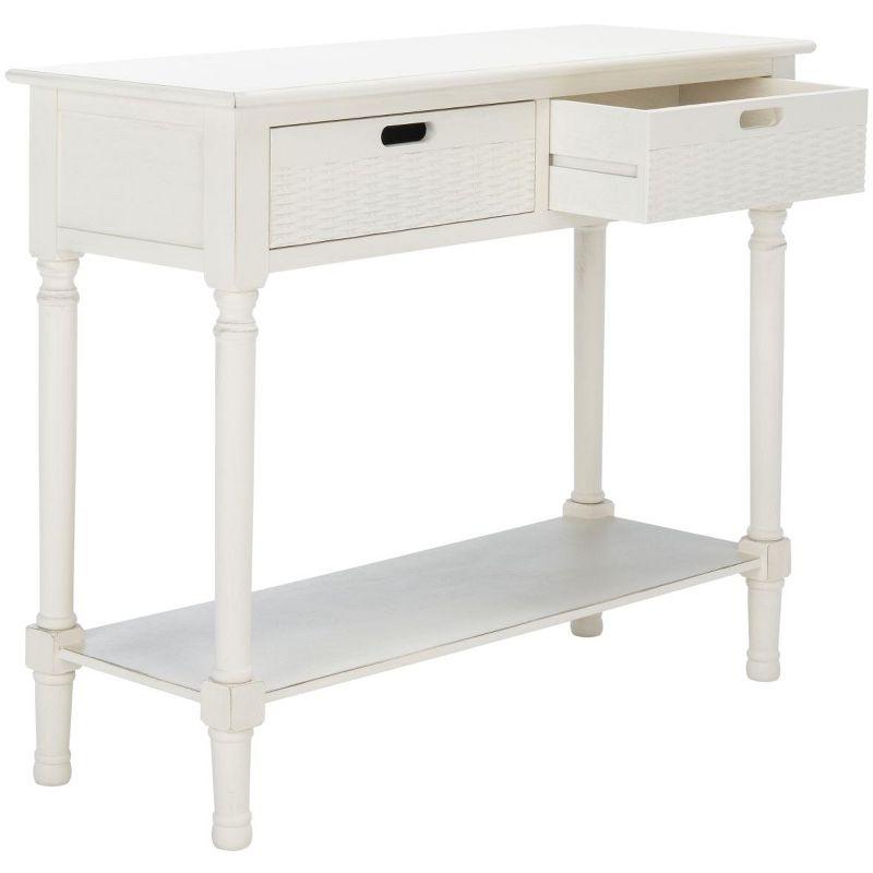 Landers 2 Drawer Console Table - CNS5710A - Off-White - Safavieh