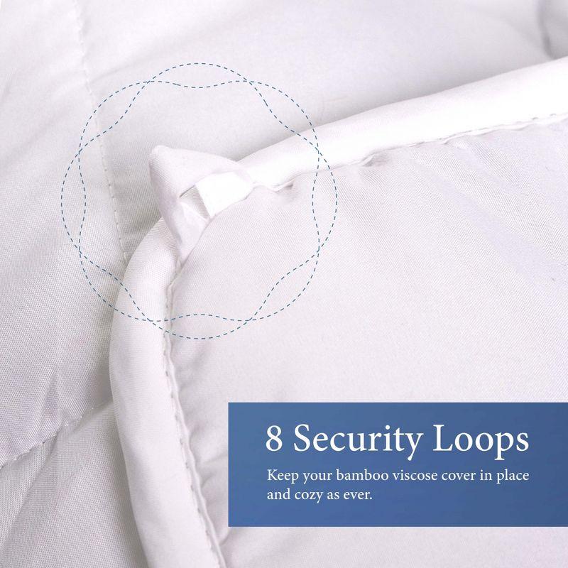 Cosy House Collection Adult Weighted Blanket - 100% Rayon Derived from Bamboo Removable Cover