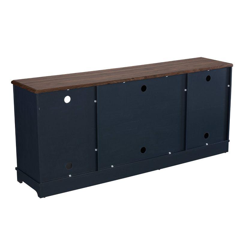 TV Stand for TVs up to 78": Home Essentials, Coastal Style, Open Shelves, Cable Management