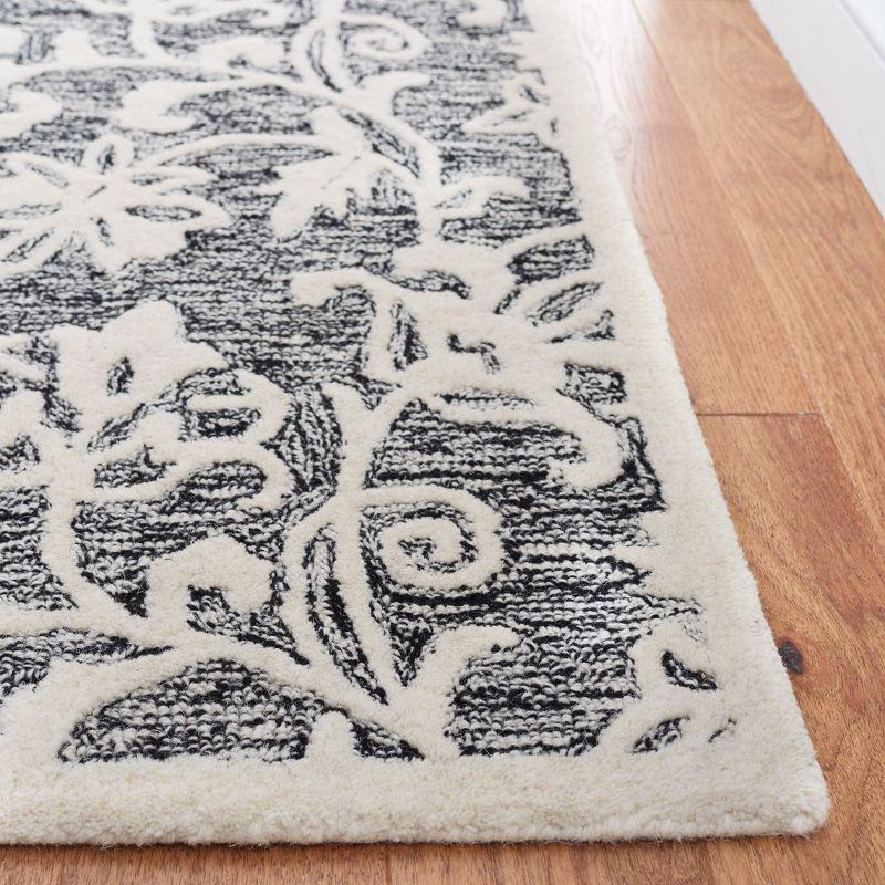 Msr Metro Hand Tufted Wool Floral Rug