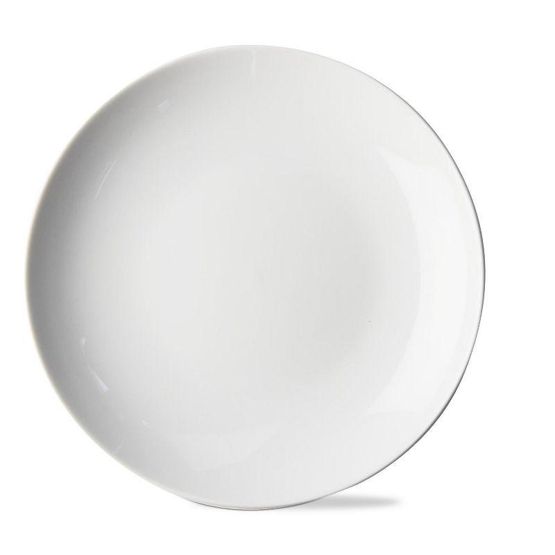 White Porcelain 9-Inch Dishwasher Safe Salad Plate