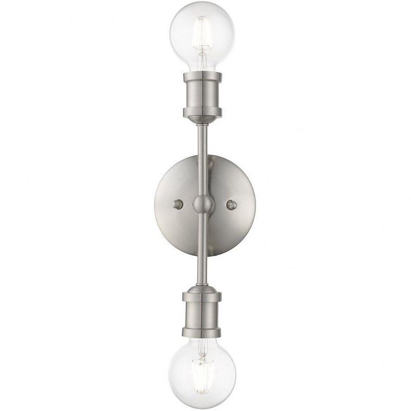 Livex Lighting Lansdale 2 - Light Vanity in  Brushed Nickel