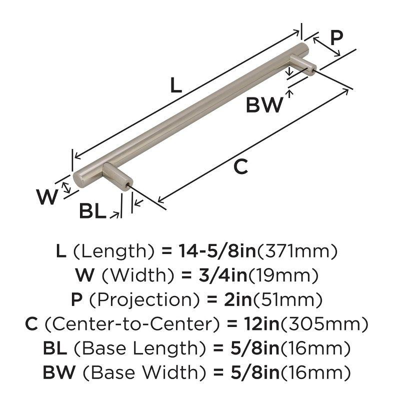 12" Center to Center Appliance Pull