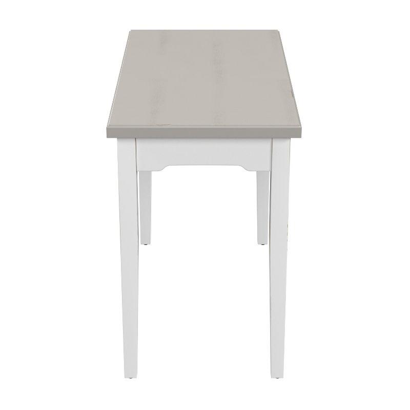 Hillsdale Furniture Clarion Wood Single Drawer Desk: Farmhouse Style, 75lb Capacity