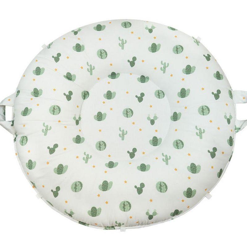 Cactus Print Round Kids Floor Cushion