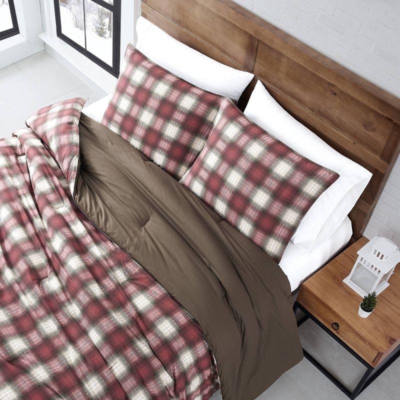 Eddie Bauer Eddie Bauer Navigation Plaid Cotton Reversible Comforter Set
