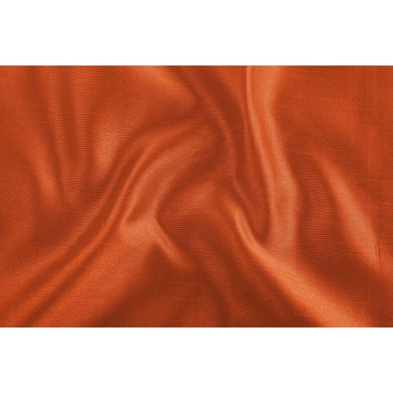 Kate Aurora Artisan Lightweight Transparent Faux Silk Sheer Grommet Single Curtain Panel