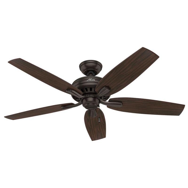 52" Newsome 5 - Blade Standard Ceiling Fan with Pull Chain and Light Kit Included