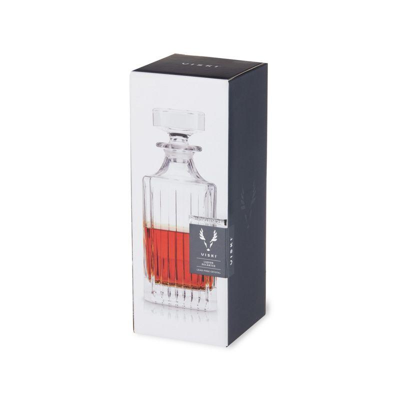 Viski Reserve Milo Crystal Liquor Decanter