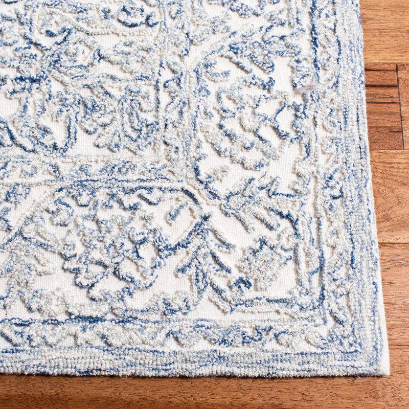 Trace TRC302 Hand Tufted Area Rug - Ivory/Blue - 8'x10' - Safavieh.