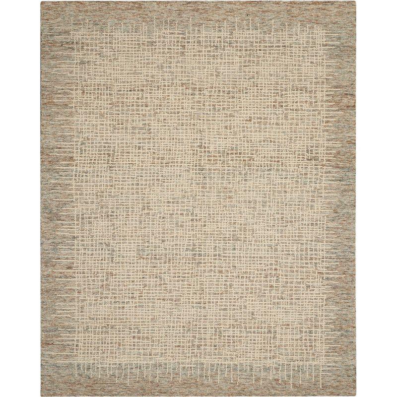 Nourison Vail Rustic Texture Indoor Area Rug Beige/Multi 7'9" x 9'9"