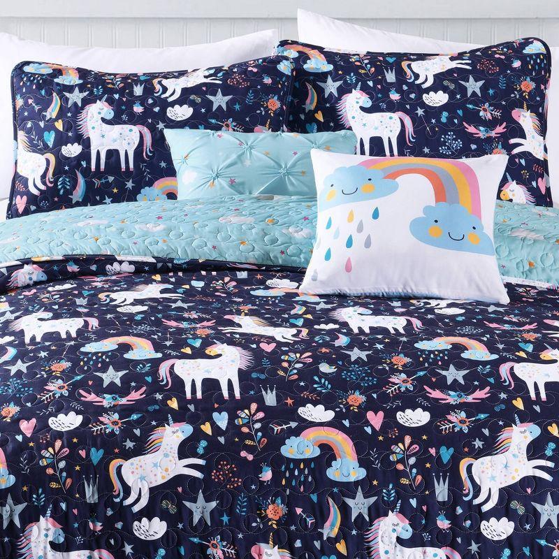 Unicorn Heart Quilt Set