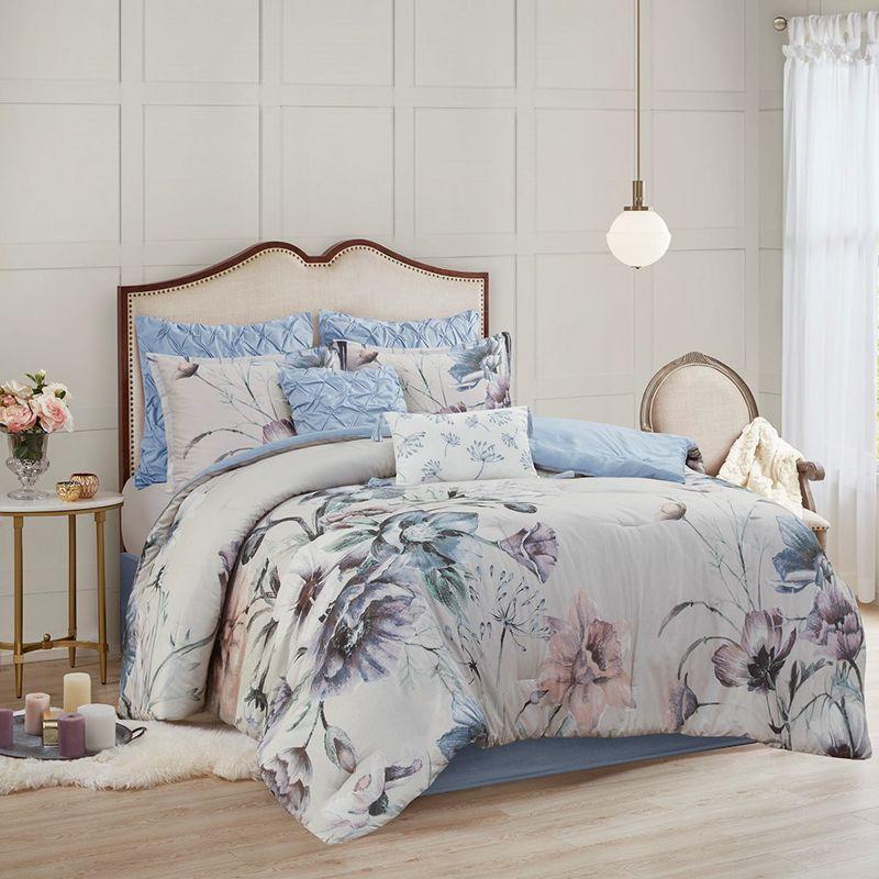 Madison Park Cassandra 8 Piece Cotton Comforter Set