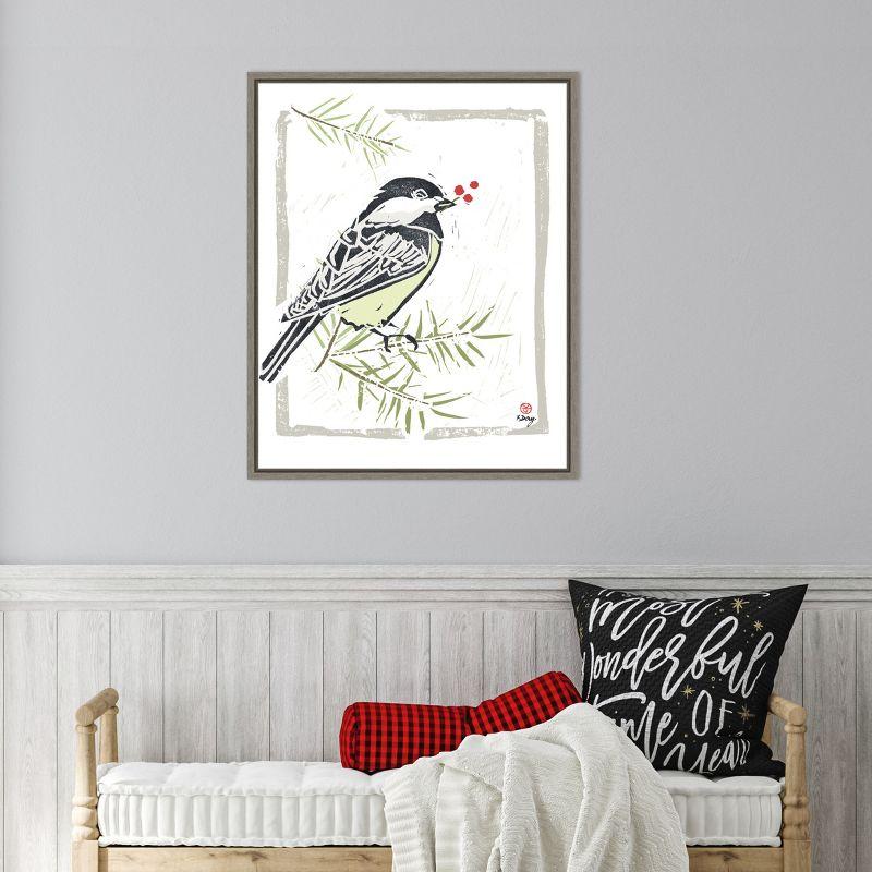 Amanti Art Winter Days VII by Kellie Day Canvas Wall Art Print Framed 23 x 28-in.